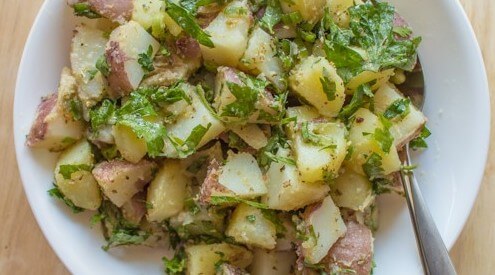 Middle Eastern Potato Salad with Figs