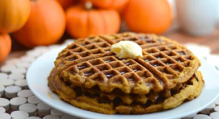Pumpkin Waffles That Are Gluten Free And Vegan!