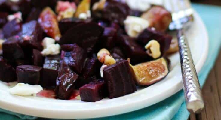 Roasted Beet and Fig Salad