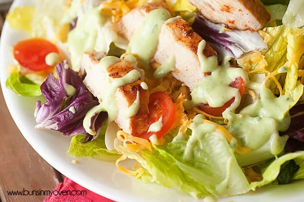 Southwestern Avocado Salad Dressing