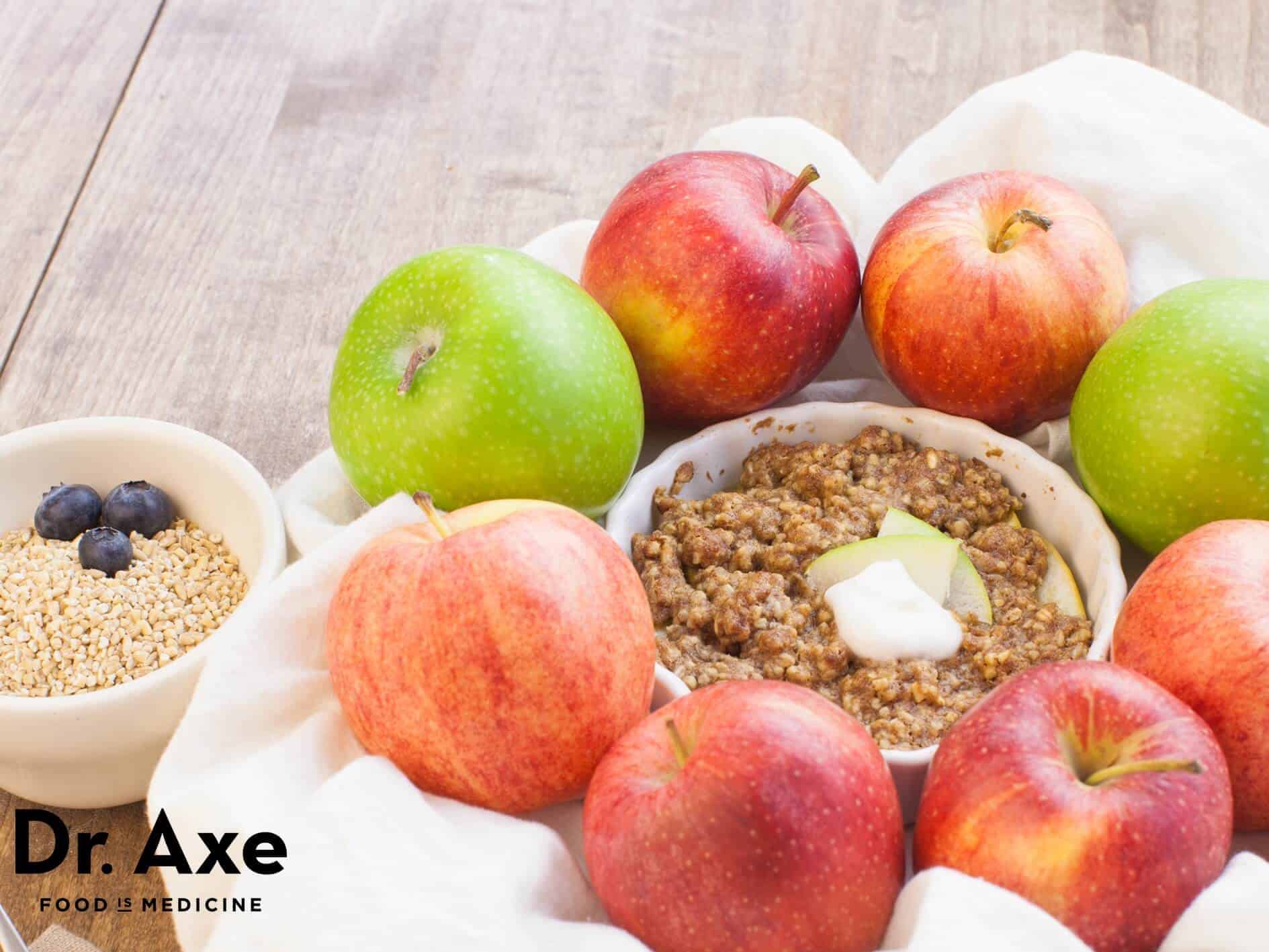 Gluten-free apple crisp recipe - Dr. Axe
