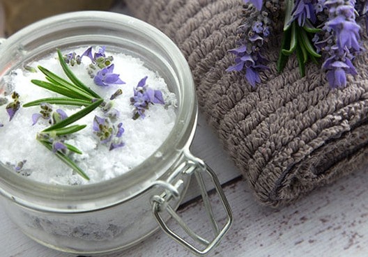 Homemade Lavender Back Pain Bath Salts