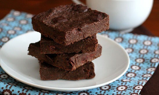 Mocha Chocolate Chunk Chia Brownies