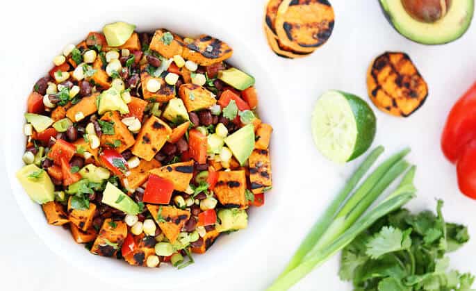 Southwestern Grilled Sweet Potato Salad