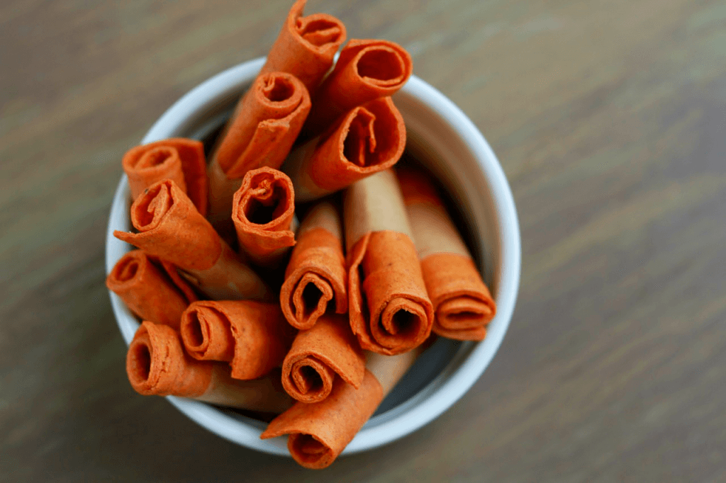 Spiced Sweet Potato Apple Fruit Leather