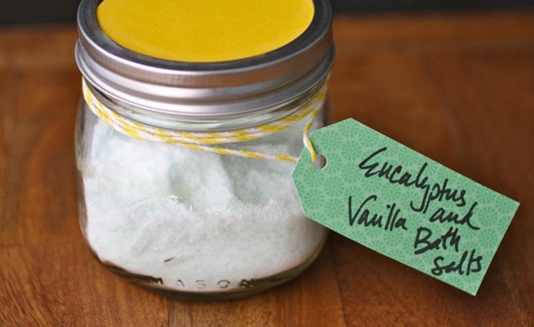 Vanilla and Eucalyptus Bath Salts Recipe 