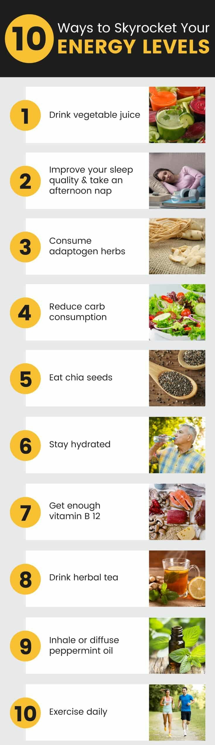 Exhausted? 10 ways to boost energy levels - Dr. Axe