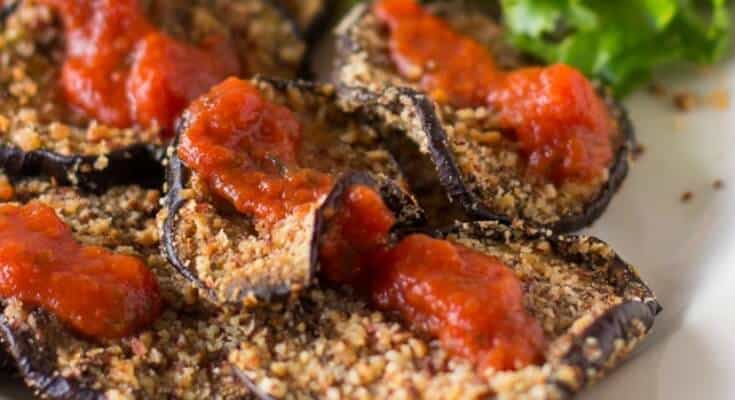 Almond-Crusted Baked Eggplant