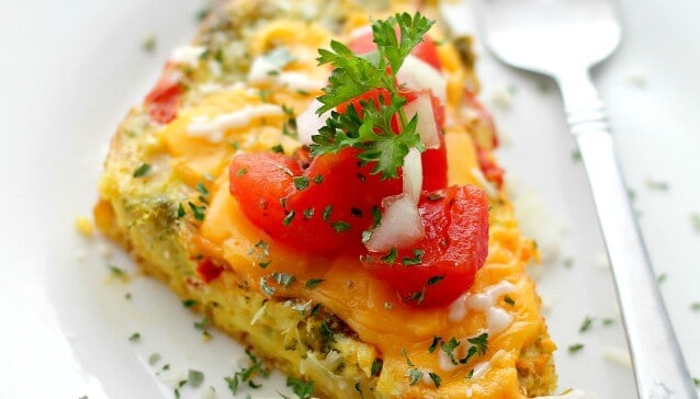 Slow-Cooker-Veggie-Omelettte