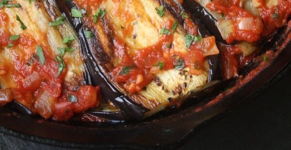 What is a simple recipe for eggplant casserole?