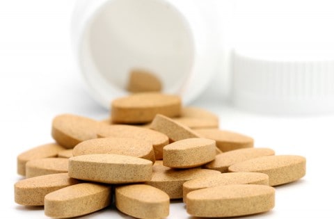 Vitamin A supplement pills 