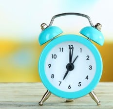 turquoise Alarm clock