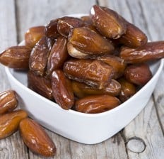 bowl of Dried Dates