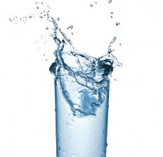 glass of water