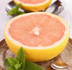 grapefruit halves 