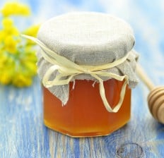 jar of raw honey