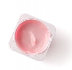 flavored pink Yogurt
