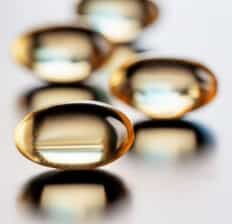 Vitamin E capsules