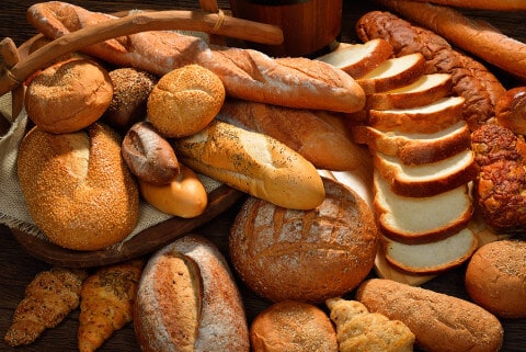Different kinds of Bakery Bread 
