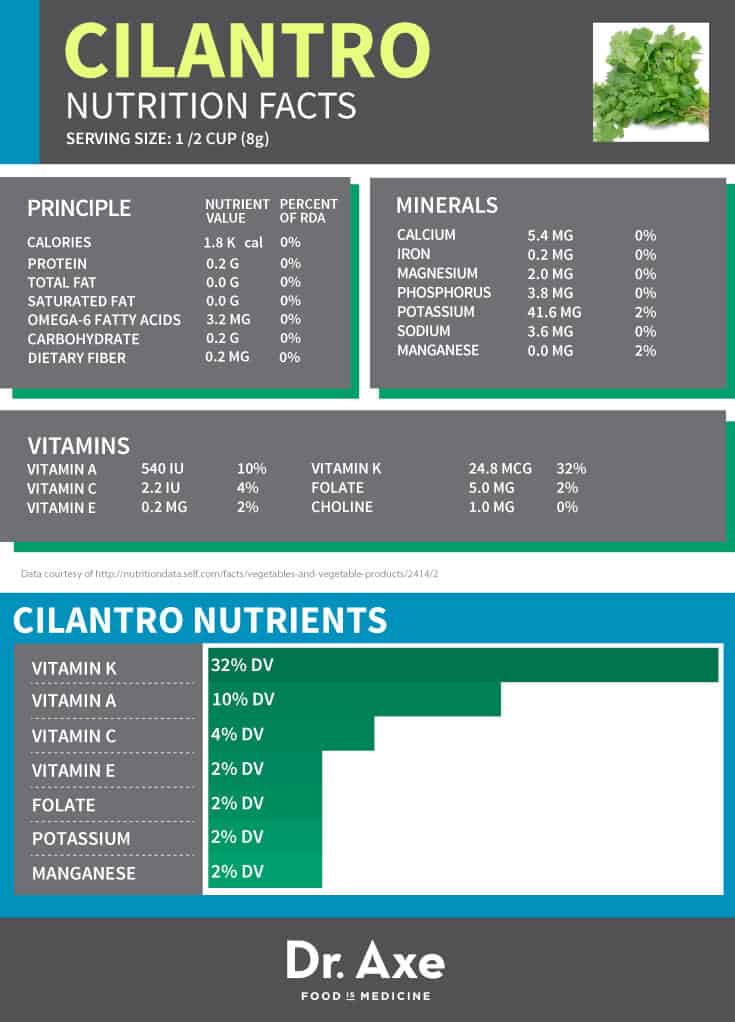 12 Cilantro Benefits, Nutrition & Recipes - Dr. Axe