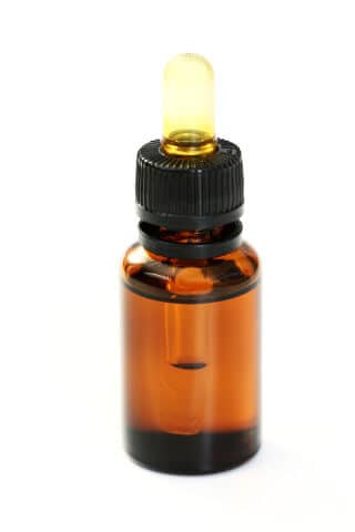 bottle of essential oil