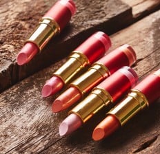 Lipsticks in tubes