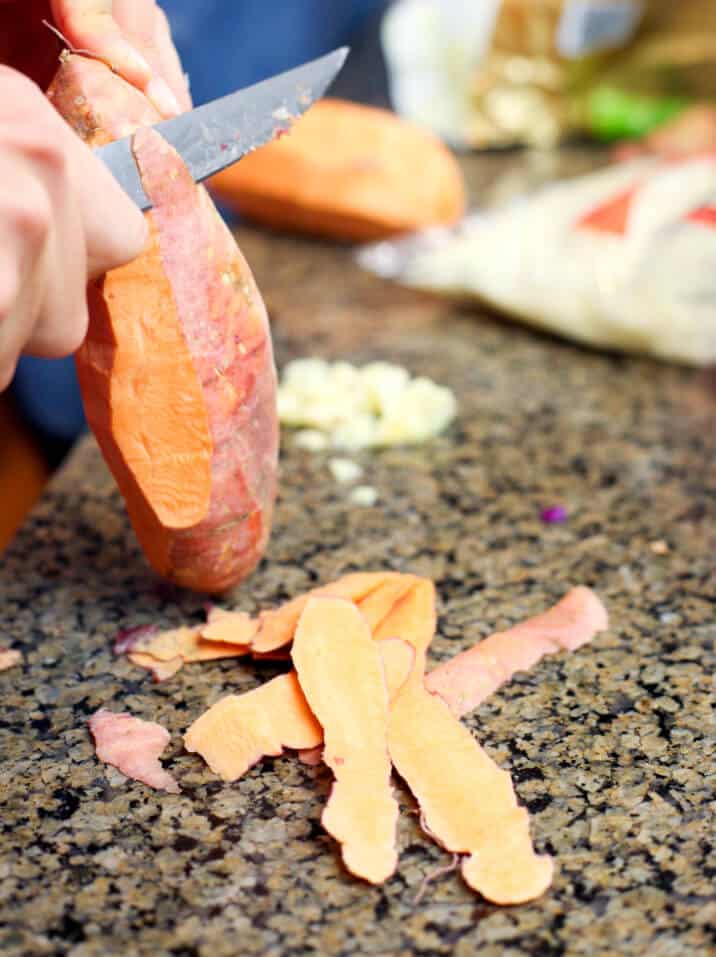 Sweet potato hash browns step 1 - Dr. Axe