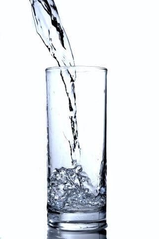 water in glass, drinking water