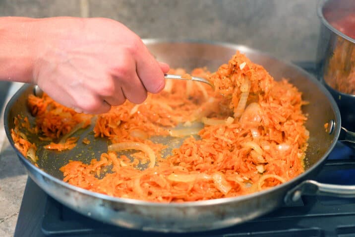 Sweet Potato Hash Browns Recipe Sauteing-hash-716x477