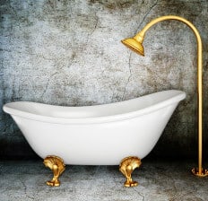 Bathtub, Clawfoot tub