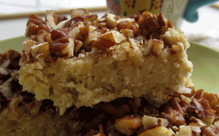 Paleo Coconut Pecan Breakfast Bars