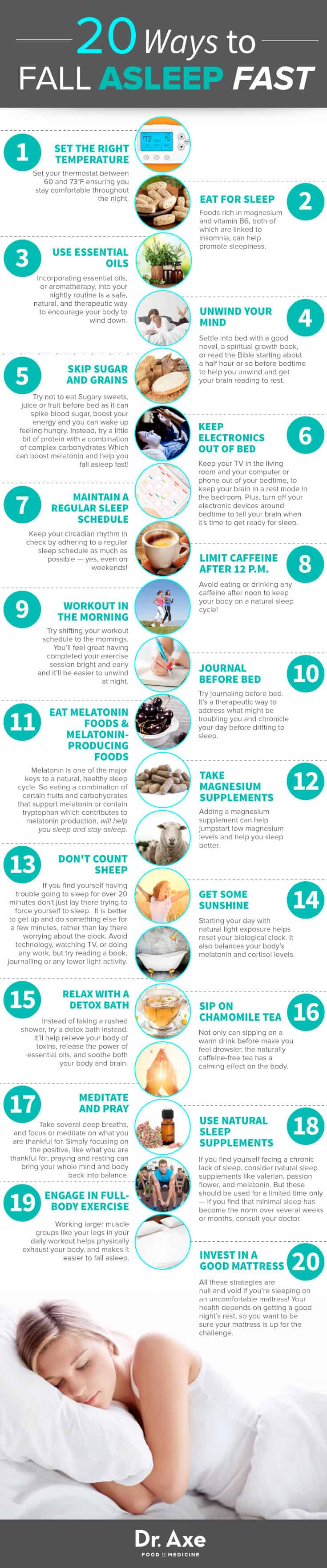 Sleep Fast Infographic  