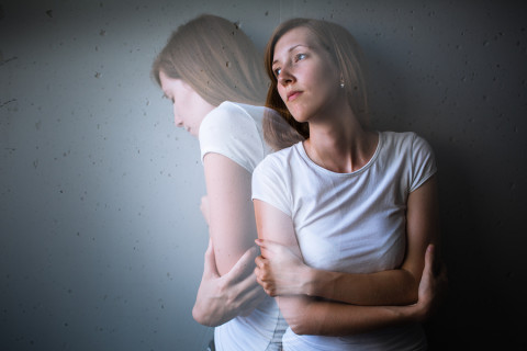 anxious woman