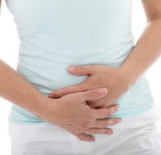 Woman With Stomach Pain, Menstrual cramps