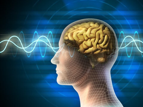 Brain Waves Virtual Illustration