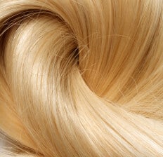 long blond human hair