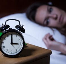 woman with insomnia