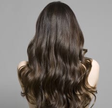 long wavy hair