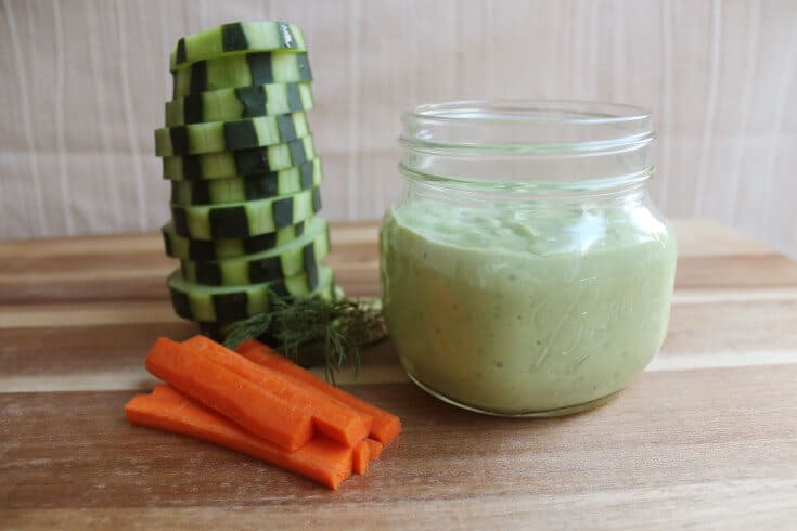 Creamy Probiotic Vegetable Dip