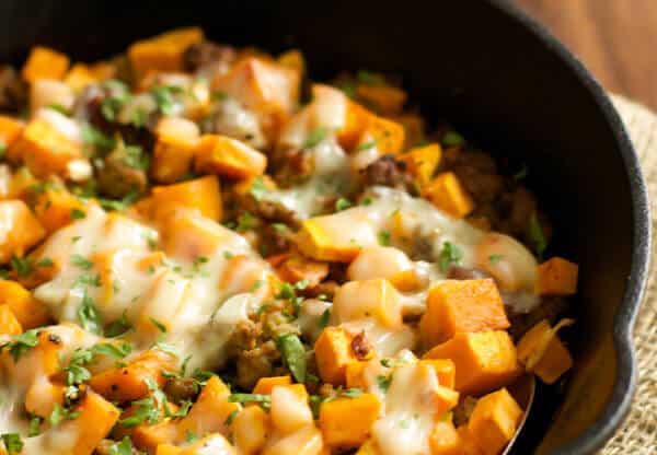 Ground Turkey Sweet Potato Skillet