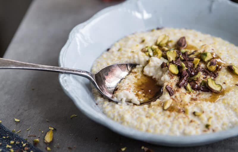 8 High-Protein Millet Recipes You Will Love-Creamy Coconut Millet Porridge