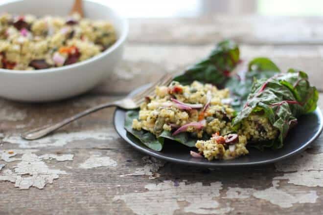 8 High-Protein Millet Recipes You Will Love-Mediterranean Millet Salad Wraps