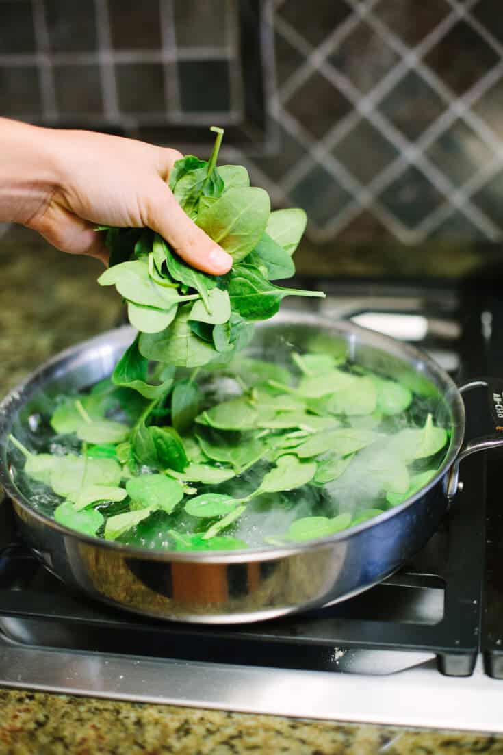 Spinach and artichoke dip step 1 - Dr. Axe