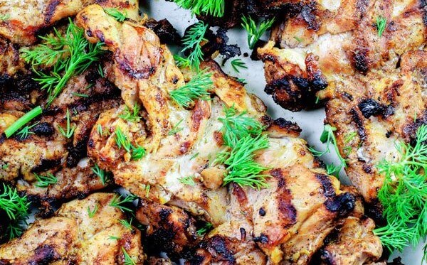 Grilled Chicken + Dill Greek Yogurt Sauce