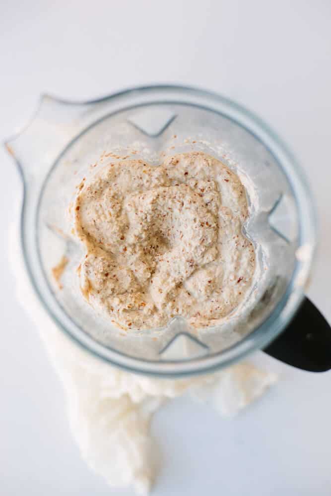 Almond milk recipe step 3 - Dr. Axe