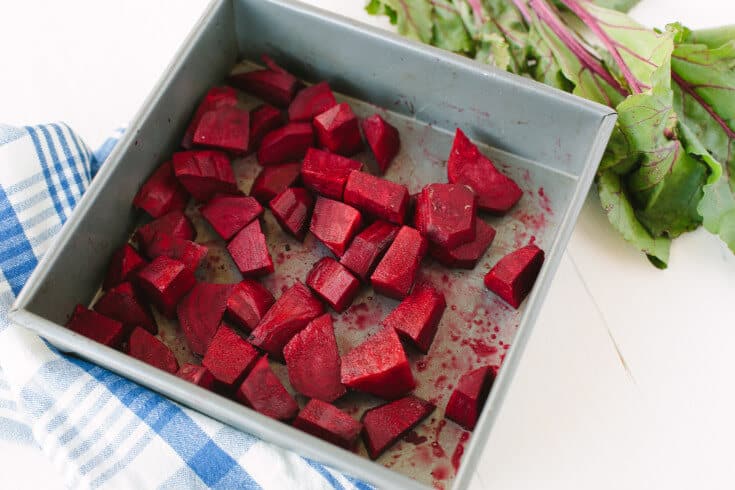 Roasted beet salad step 2 - Dr. Axe