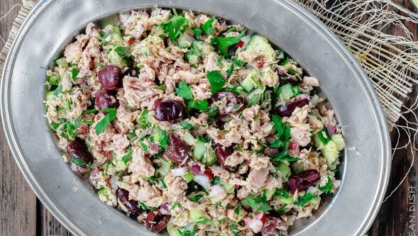 Mediterranean Tuna Salad With a Zesty Dijon Mustard Vinaigrette