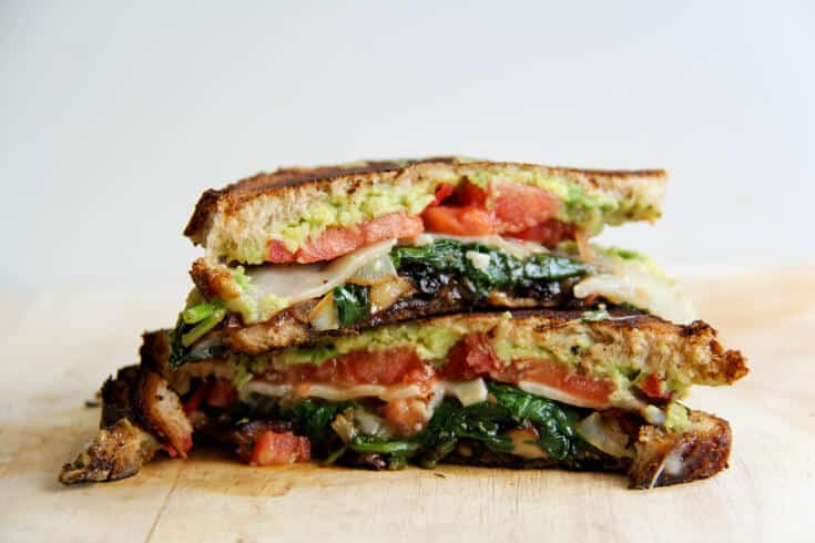 grilled cheese- veggie