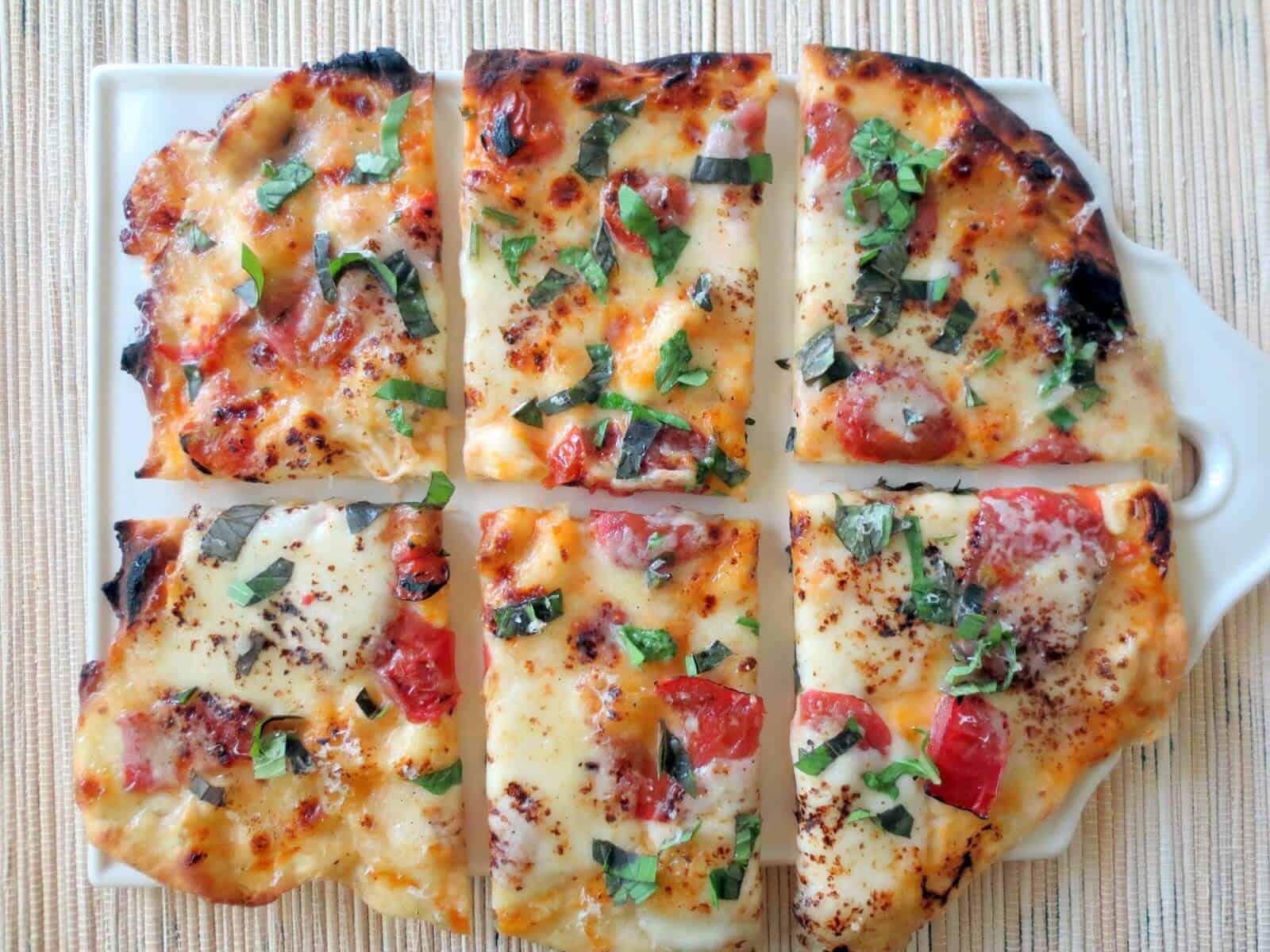 GRILLED MARGHERITA PIZZA