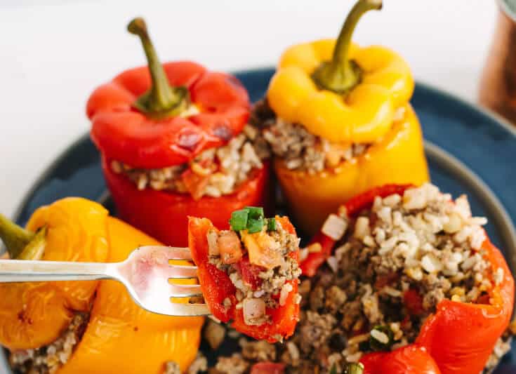 Stuffed peppers with rice recipe - Dr. Axe